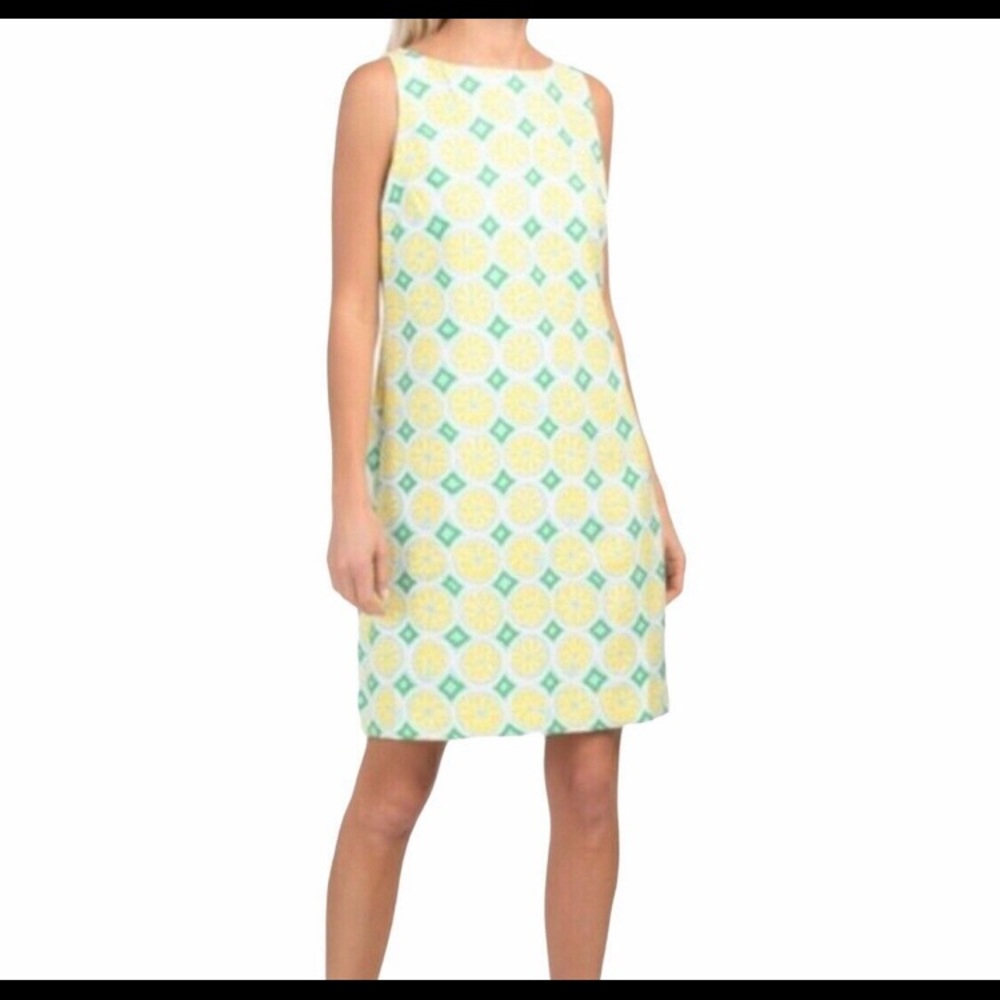 Sail to Sable lemon shift dress